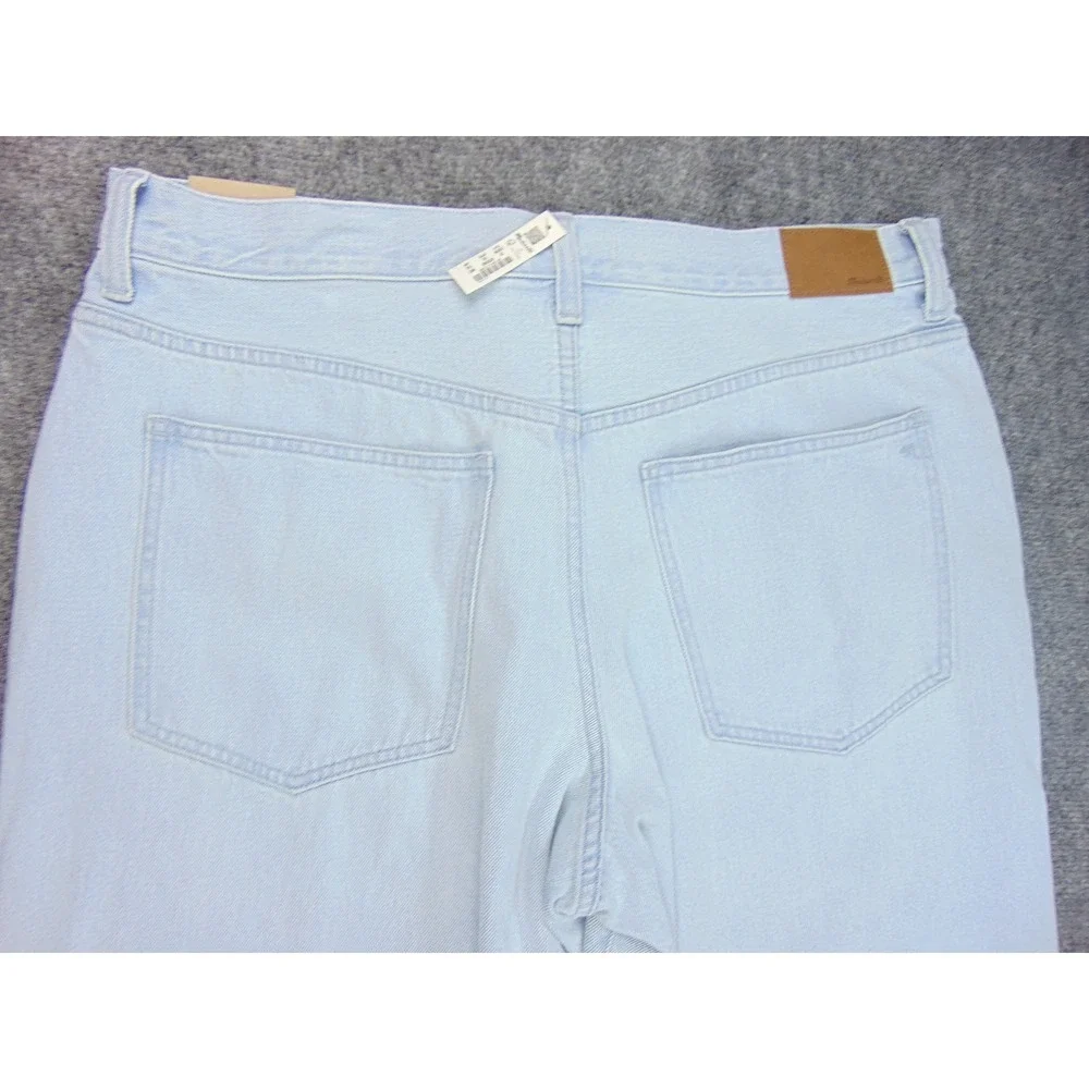Madewell Superwide-Leg Jeans Mens 33 Light Blue Baggy Skate Streetwear‎ NK807